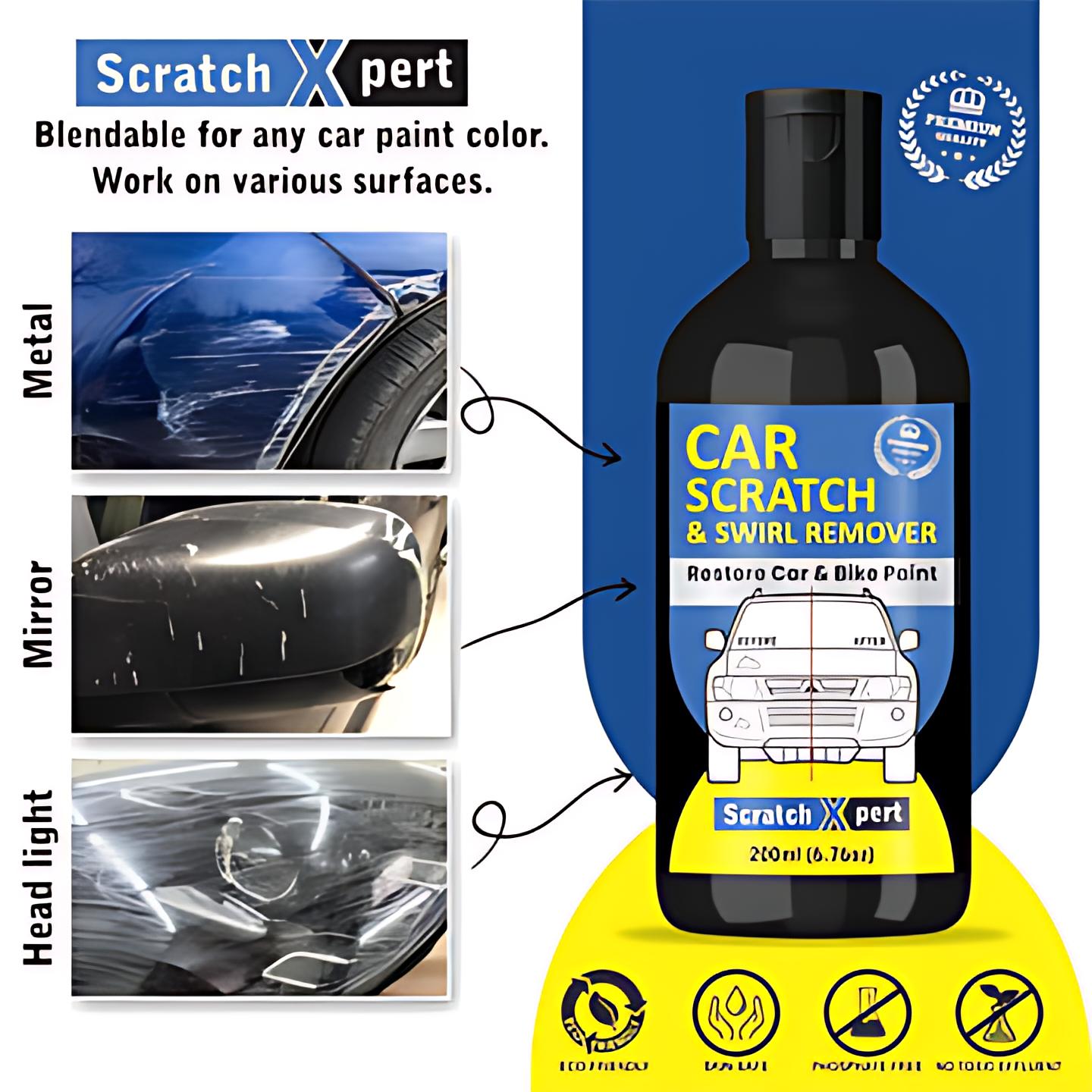 Car Scratch Removal Kit 200ML(Pack Of 2)